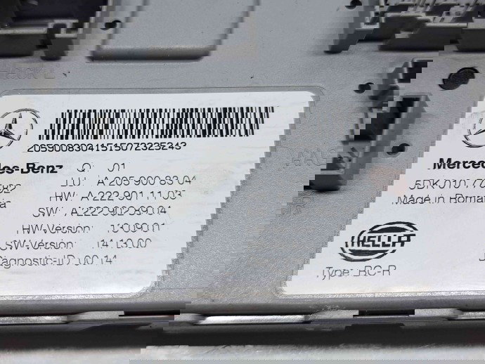  Modul confort Mercedes Clasa C (W205) [Fabr 2014-prezent] A2059008304