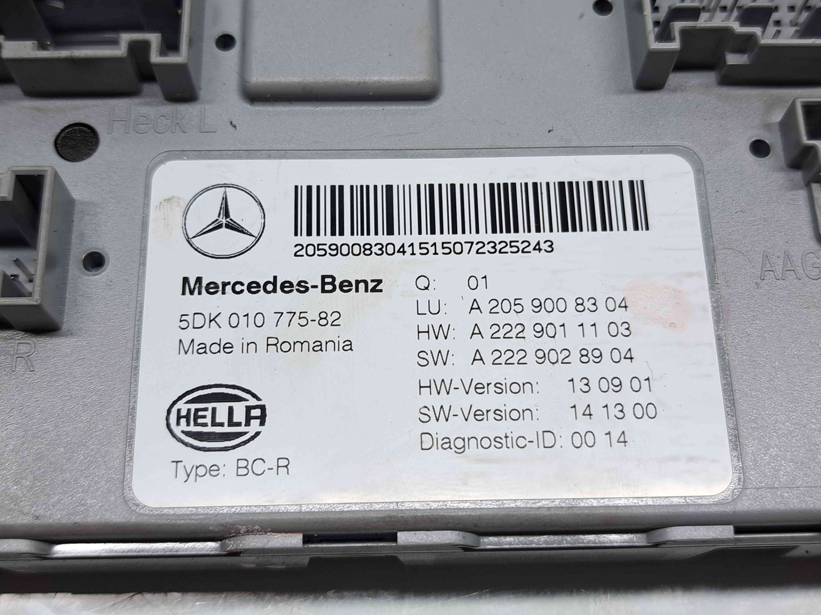 Modul confort Mercedes Clasa C (W205) [Fabr 2014-prezent] A2059008304 - imagine 3