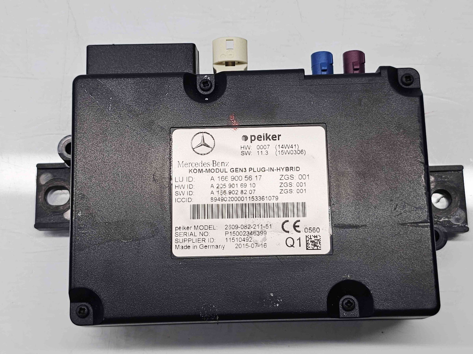 Modul confort Mercedes Clasa C (W205) [Fabr 2014-prezent] A1669005617