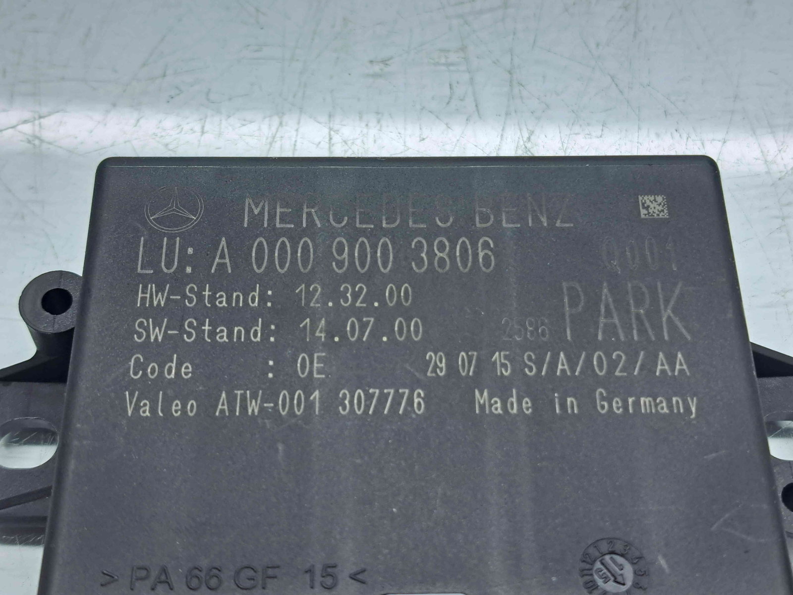 Modul senzori parcare Mercedes Clasa C (W205) [Fabr 2014-prezent] A0009003806 - imagine 2