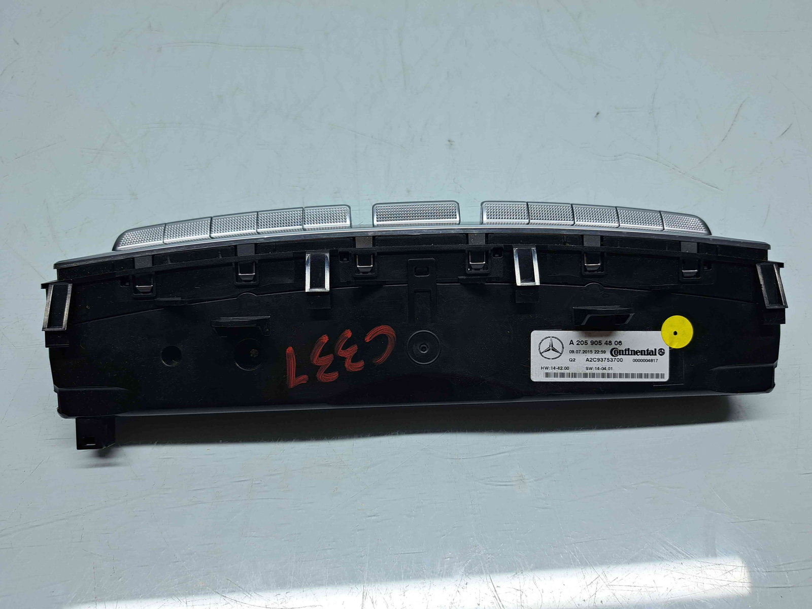 Panou comanda clima Mercedes Clasa C (W205) [Fabr 2014-prezent] A2059054806 - imagine 2