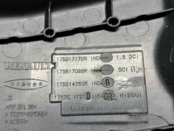 Capac motor Renault Megane 3 [Fabr 2008-2015] 175B17170R 1.5 DCI K9K837 81KW / 110CP