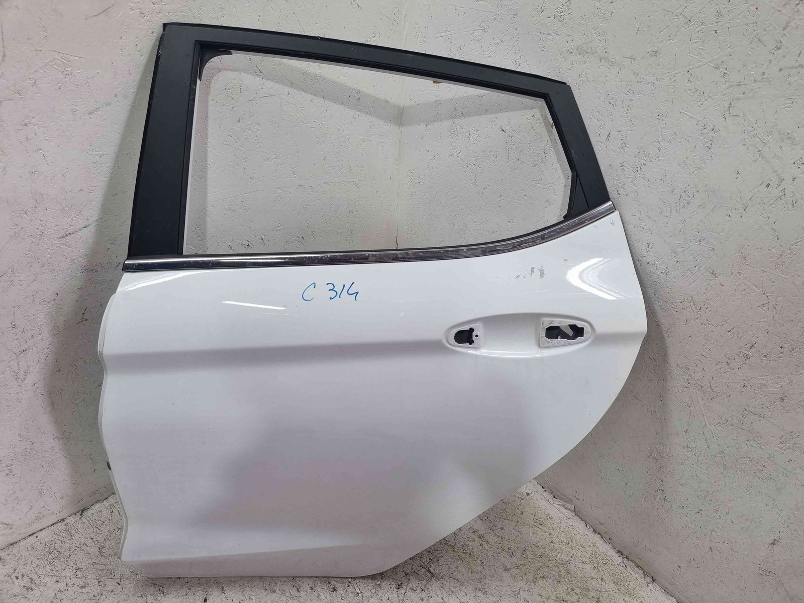 Usa stanga spate Ford Fiesta 8 [Fabr 2017-2025] Frozen White - imagine 1