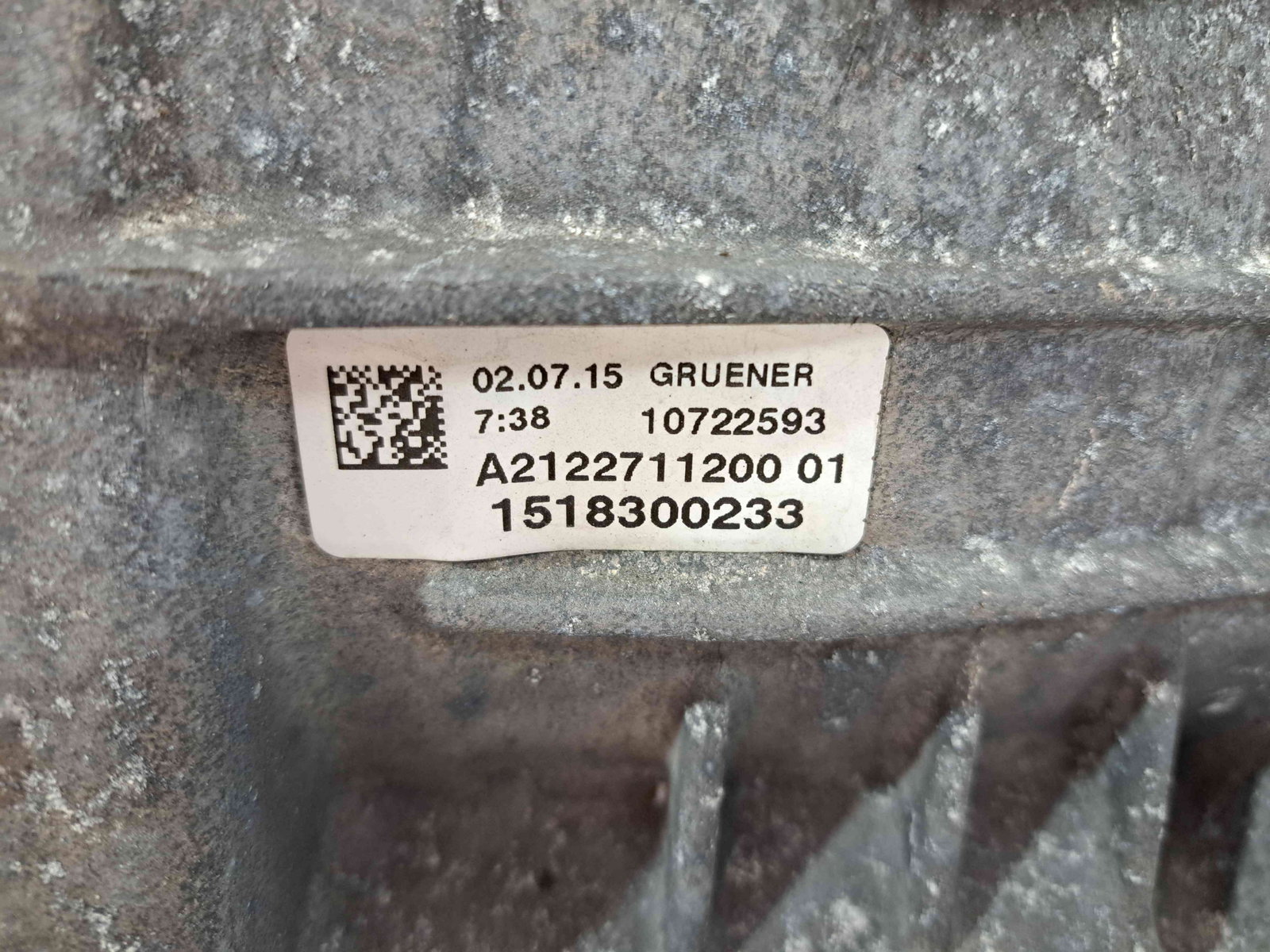 Cutie viteze automata Mercedes Clasa C (W205) [Fabr 2014-prezent] A2222704604 2.0 Hibr 274920 210KW / 286CP - imagine 6