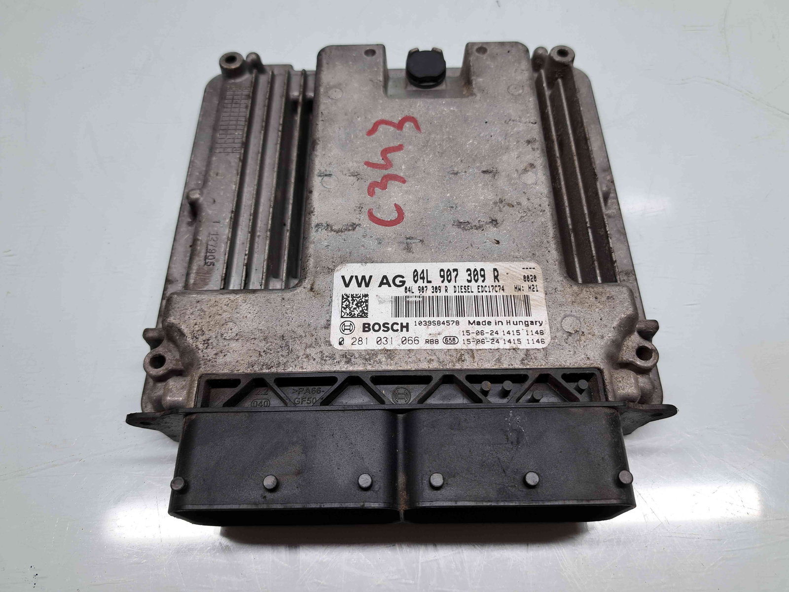 Calculator motor ECU Volkswagen Passat B8 (3G2) [Fabr 2015-prezent] 04L907309R 2.0 TDI CRLB 110KW / 150CP - imagine 2
