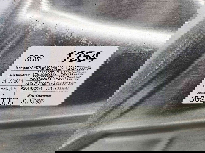 Macara electrica geam dreapta fata Mercedes Clasa E (W212) AMG [Fabr 2009-2016] A2128201302