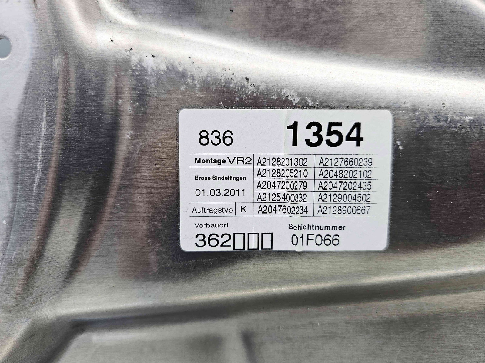 Macara electrica geam dreapta fata Mercedes Clasa E (W212) AMG [Fabr 2009-2016] A2128201302 - imagine 3