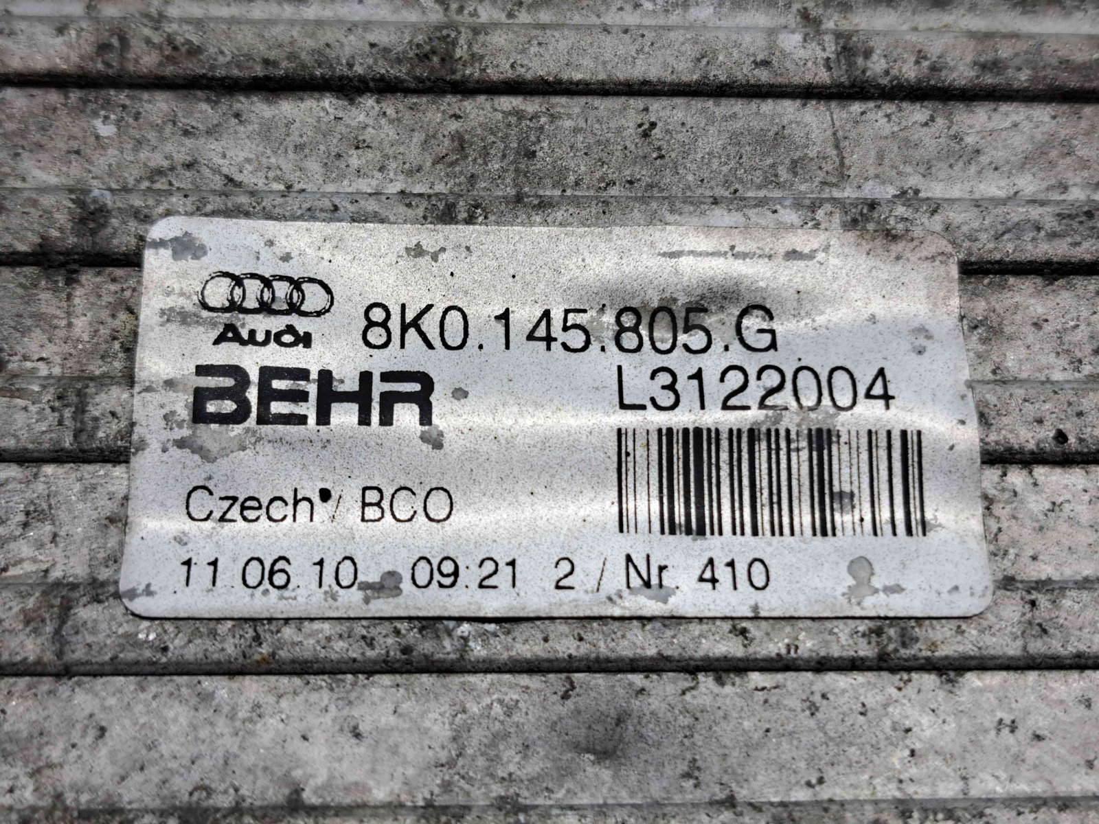 Radiator intercooler Audi A4 (8K5, B8) Avant [Fabr 2008-2015] 8K0145805G 2.0 TDI CAGA 105KW / 143CP - imagine 2