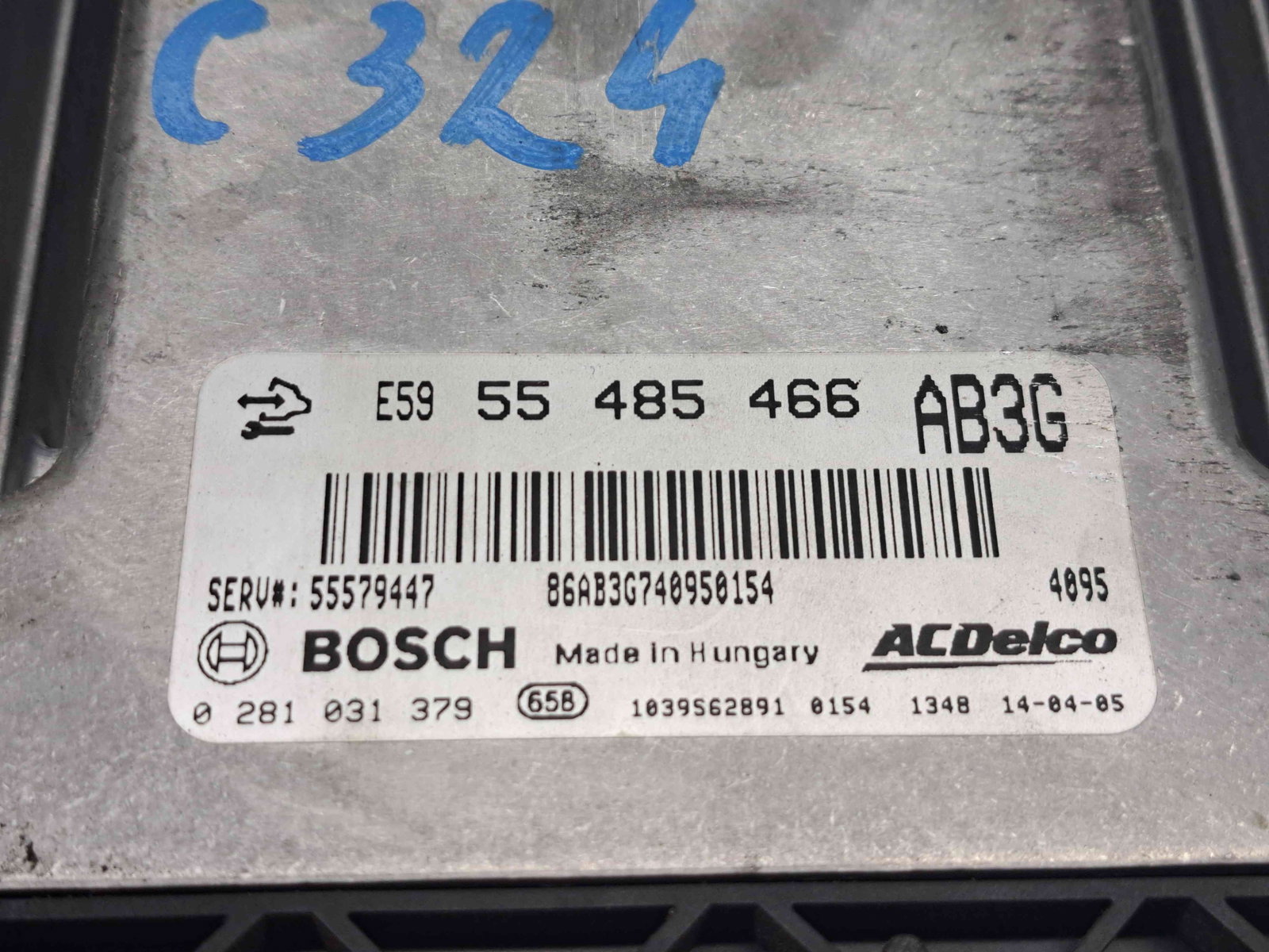 Calculator motor ECU Opel Insignia A Facelift [Fabr 2008-2016] 55485466 2.0 CDTI A20DTH 120KW / 163CP - imagine 4