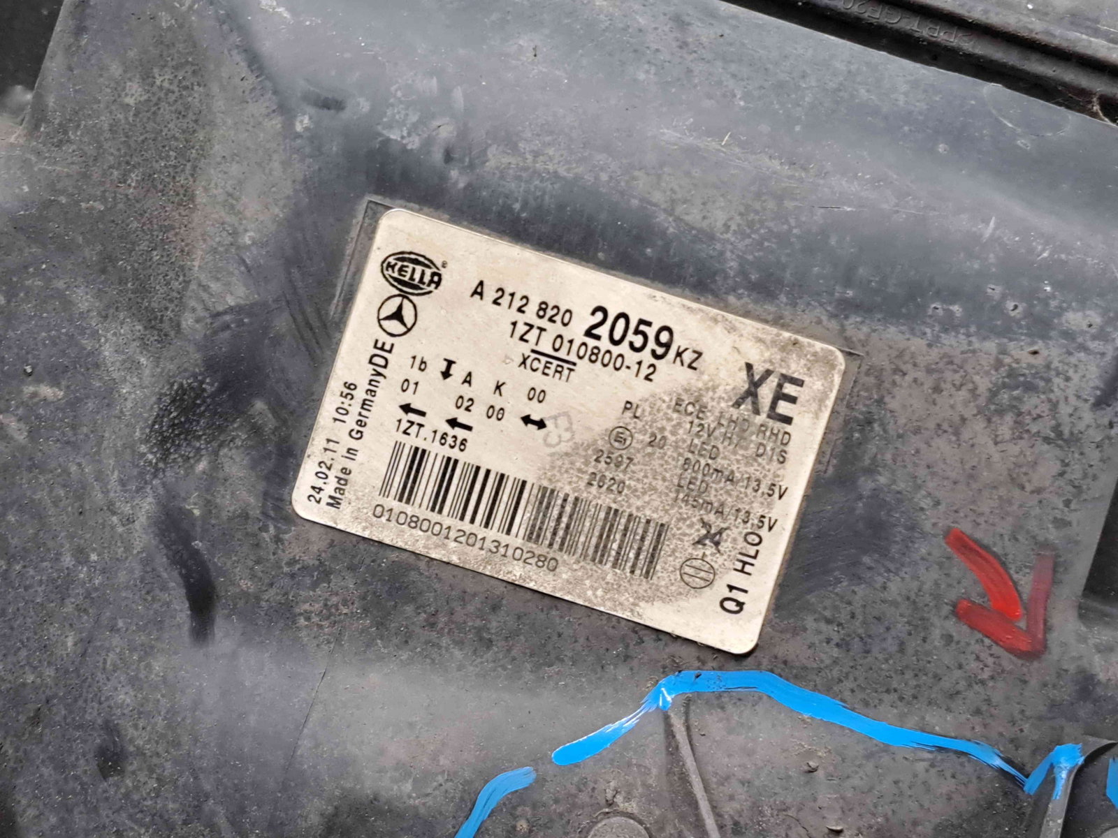 Far dreapta Mercedes Clasa E (W212) AMG [Fabr 2009-2016] A2128202059 - imagine 7