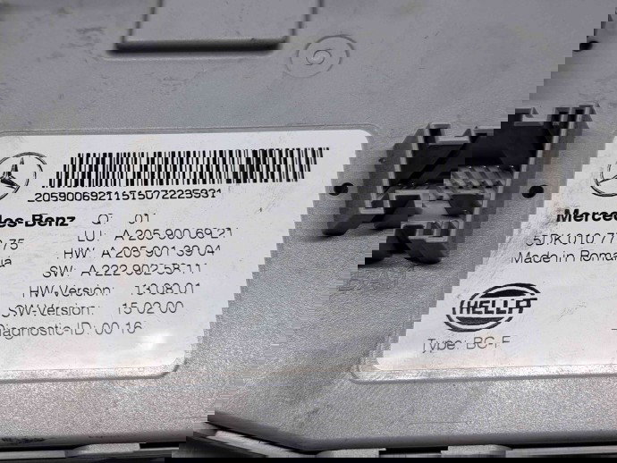  Modul confort Mercedes Clasa C (W205) [Fabr 2014-prezent] A2059006921