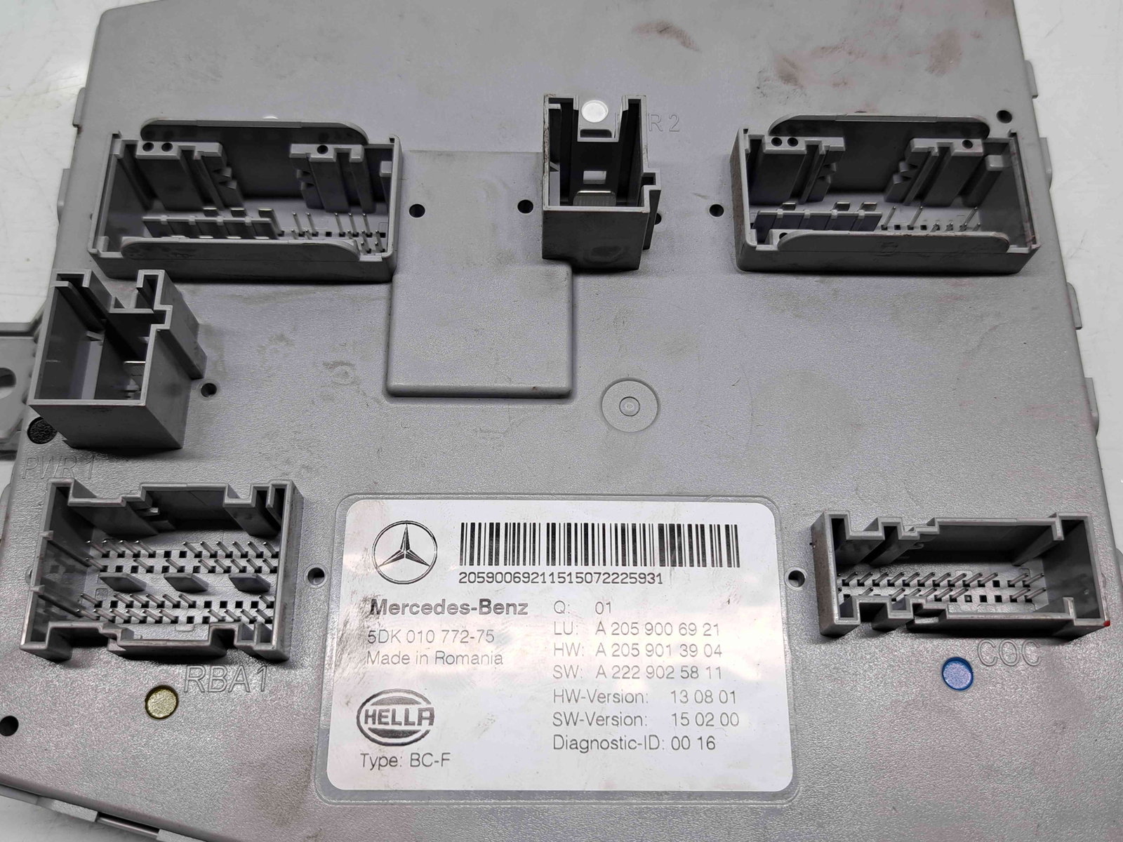 Modul confort Mercedes Clasa C (W205) [Fabr 2014-prezent] A2059006921 - imagine 3