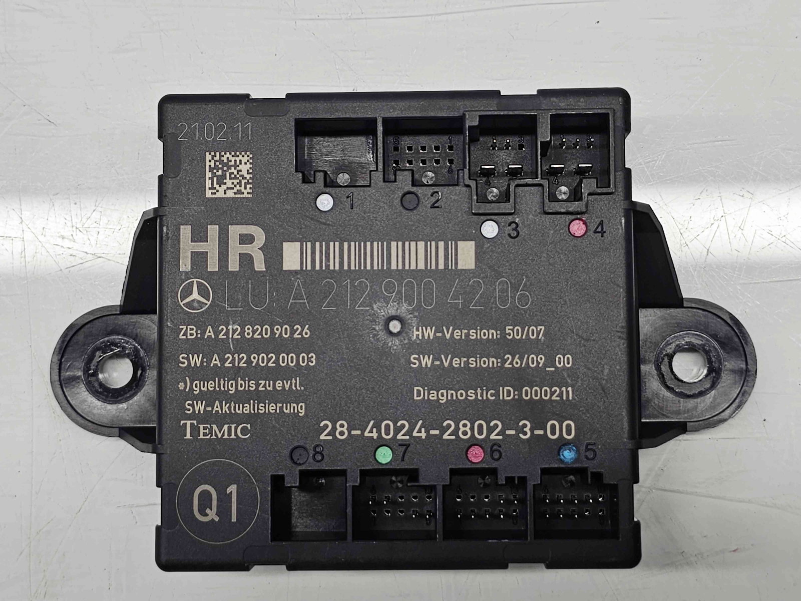 Modul confort Mercedes Clasa E (W212) AMG [Fabr 2009-2016] A2129004206 - imagine 2