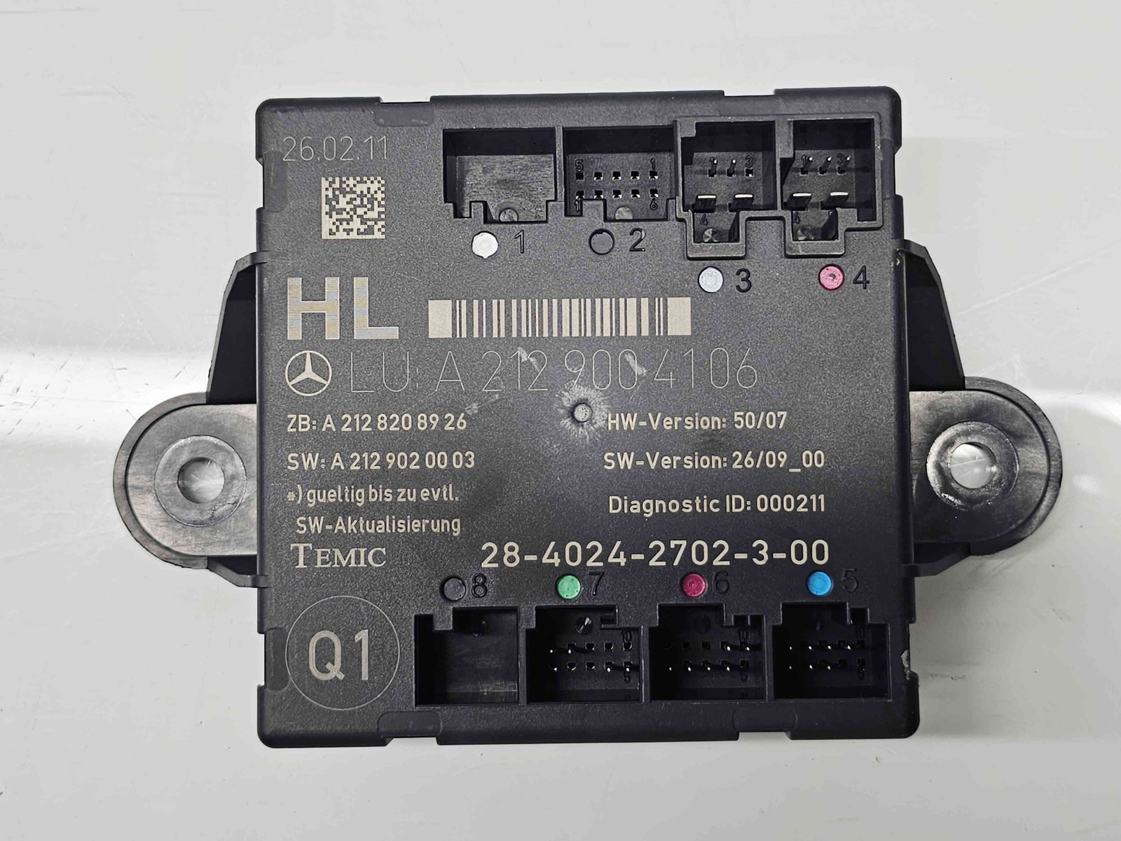 Modul confort Mercedes Clasa E (W212) AMG [Fabr 2009-2016] A2129004106 - imagine 2