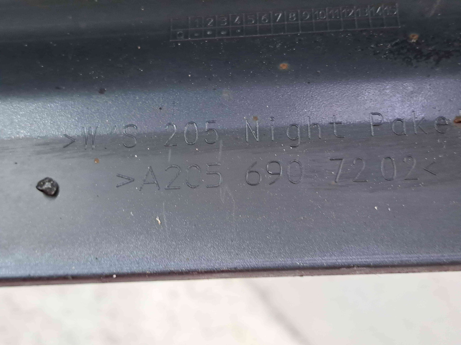 Prag lateral dreapta Mercedes Clasa C (W205) [Fabr 2014-prezent] 755 Gri Tenorit - imagine 7