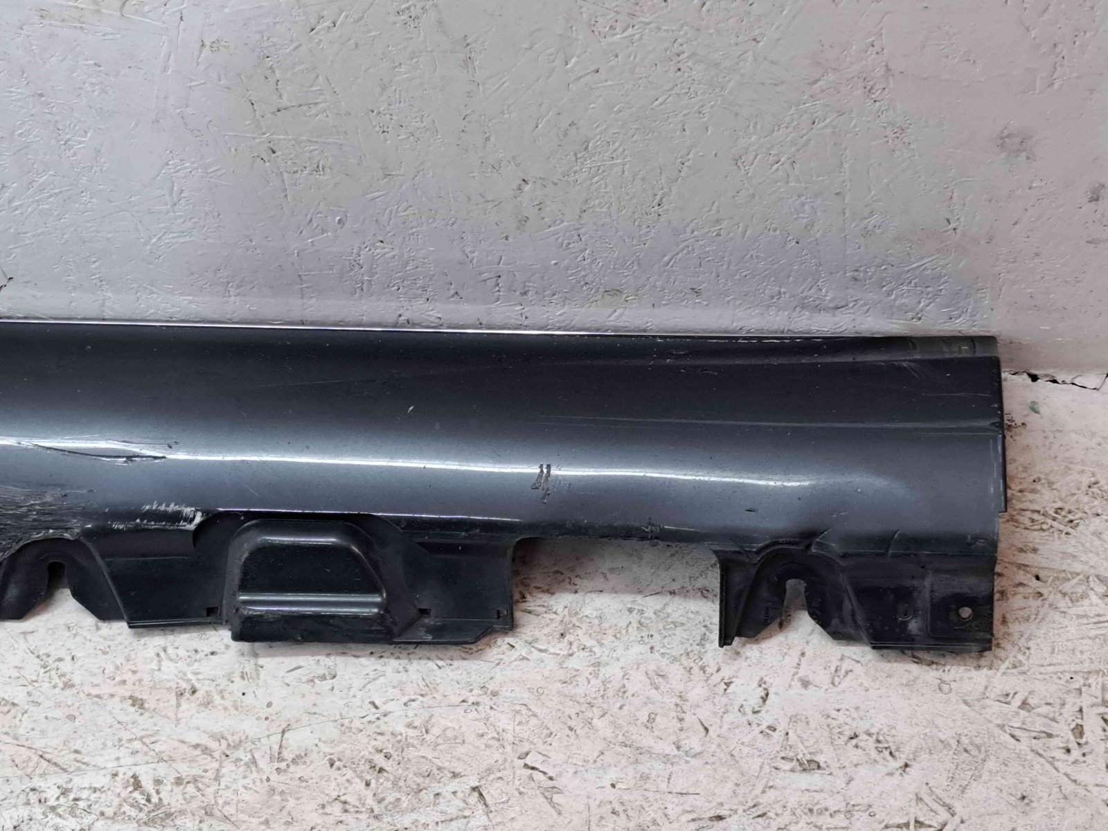 Prag lateral stanga Mercedes Clasa C (W205) [Fabr 2014-prezent] 755 Gri Tenorit - imagine 2