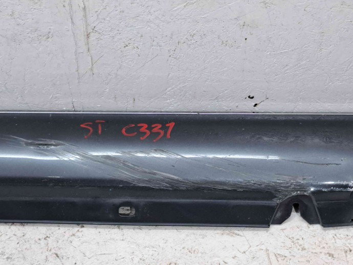 Prag lateral stanga Mercedes Clasa C (W205) [Fabr 2014-prezent] 755 Gri Tenorit