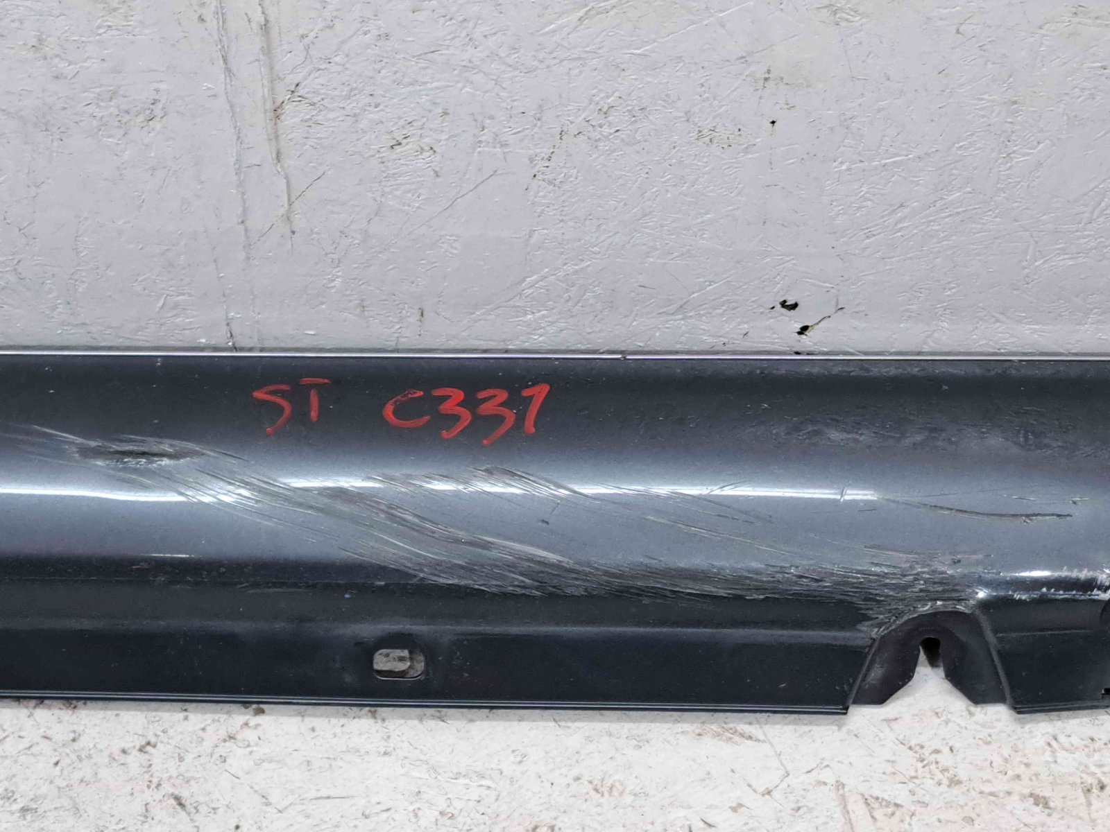 Prag lateral stanga Mercedes Clasa C (W205) [Fabr 2014-prezent] 755 Gri Tenorit - imagine 3