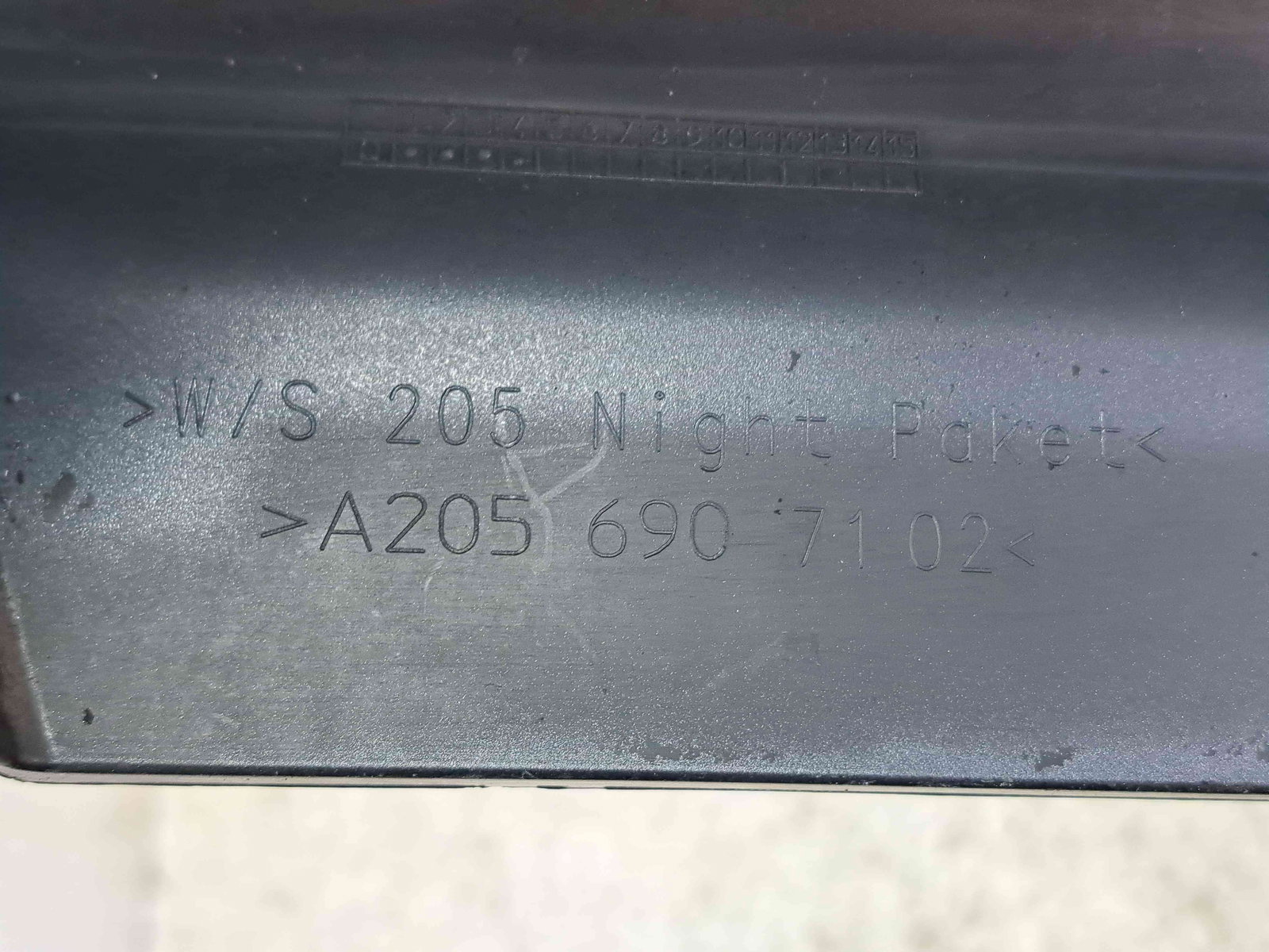 Prag lateral stanga Mercedes Clasa C (W205) [Fabr 2014-prezent] 755 Gri Tenorit - imagine 6