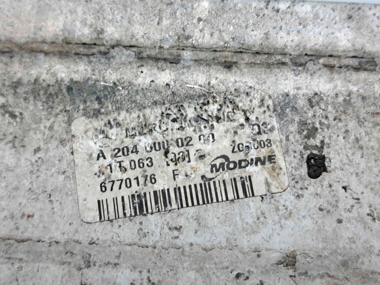 Radiator intercooler Mercedes Clasa E (W212) AMG [Fabr 2009-2016] A2040000200 3.0 642852 170KW / 231CP - imagine 4