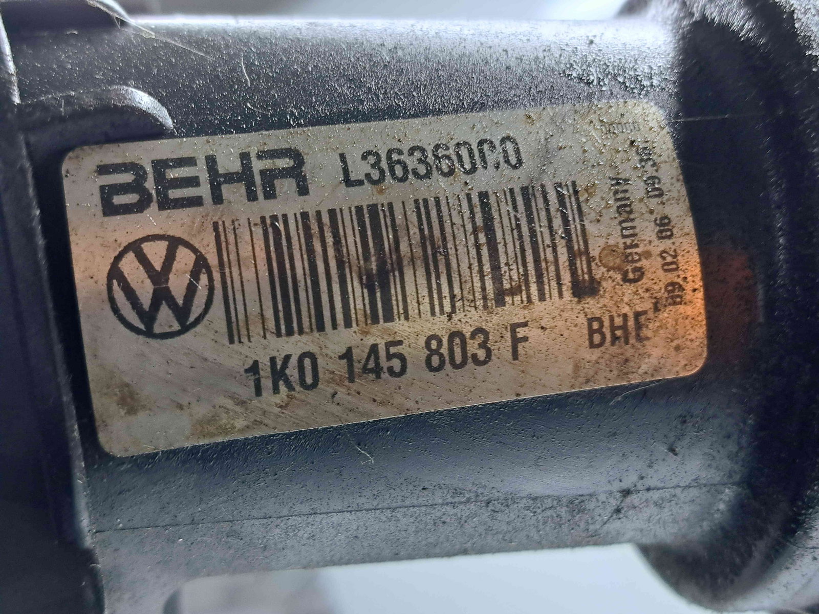 Radiator intercooler Volkswagen Golf 5 Plus (5M1) [Fabr 2005-2008] 1K0145803F 1.9 TDI BLS 77KW / 105CP - imagine 5