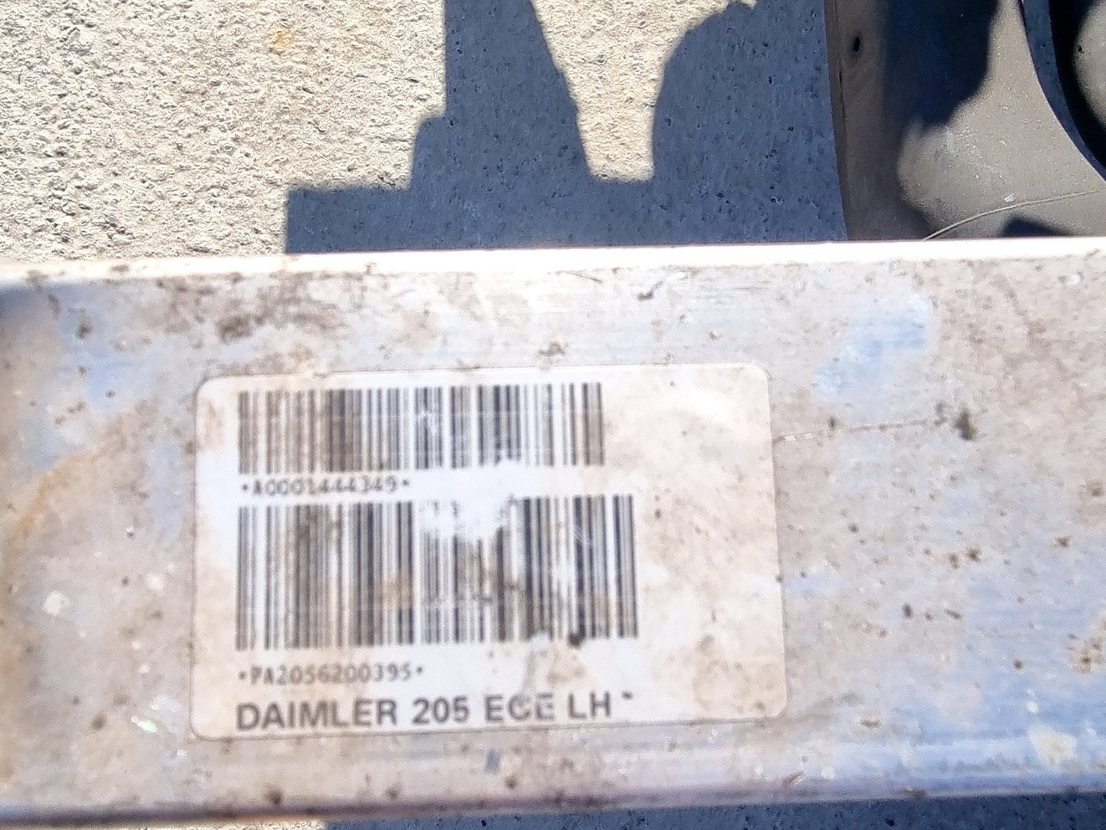 Cap lonjeron stanga Mercedes Clasa C (W205) [Fabr 2014-prezent] A0001444349 2.0 Hibr 274920 210KW / 286CP - imagine 3