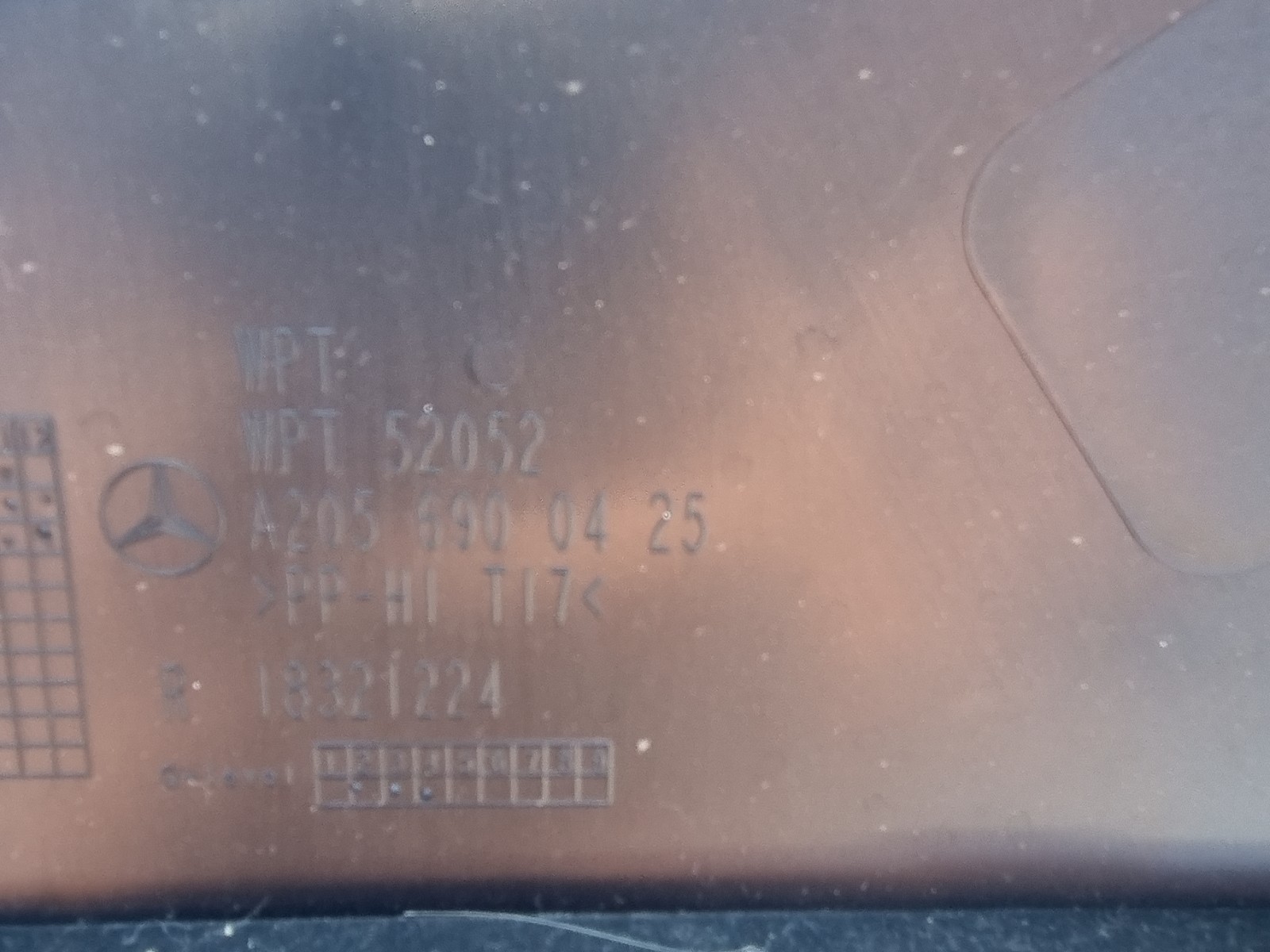 Ornament stalp dreapta Mercedes Clasa C (W205) [Fabr 2014-prezent] A2056900425 2.0 Hibr 274920 210KW / 286CP - imagine 3