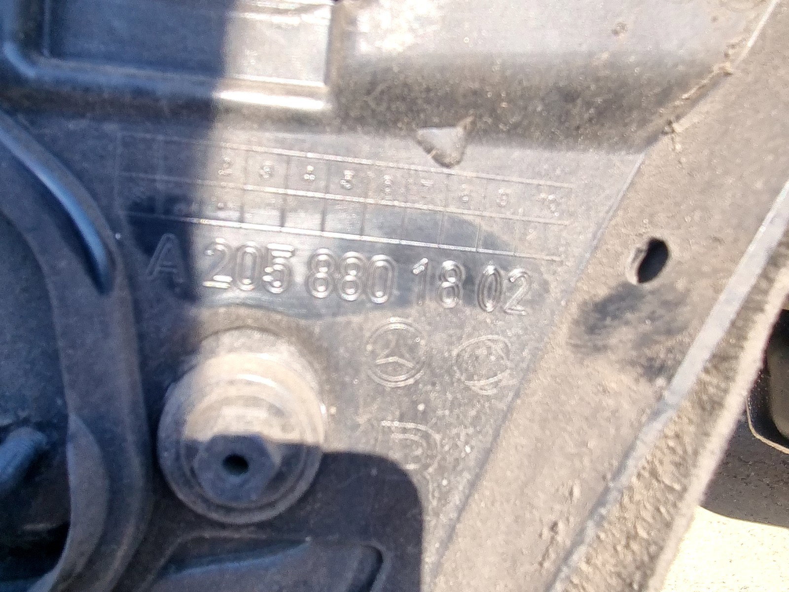 Suport bara dreapta spate Mercedes Clasa C (W205) [Fabr 2014-prezent] A2058801802 2.0 Hibr 274920 210KW / 286CP - imagine 2