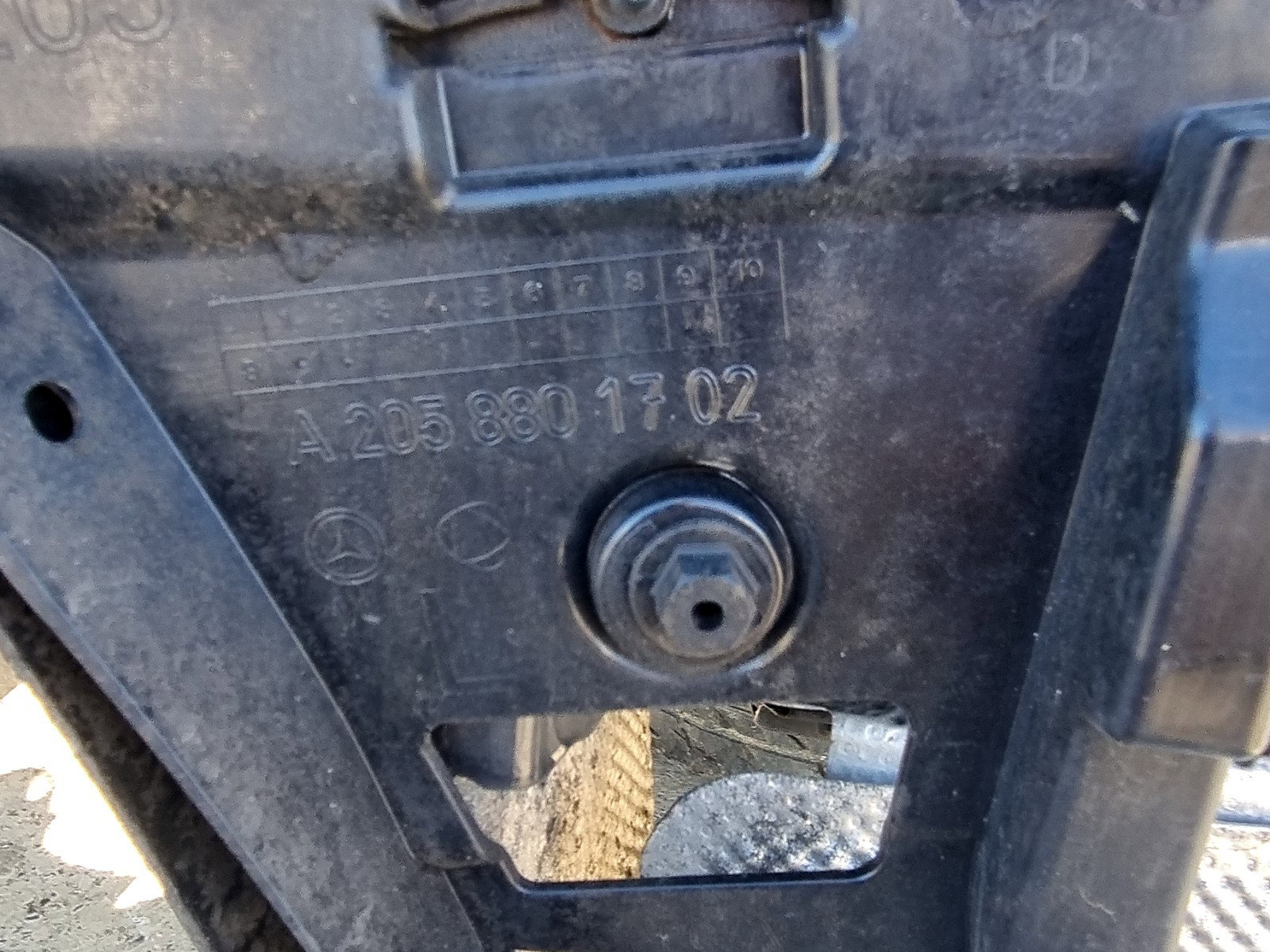 Suport bara stanga spate Mercedes Clasa C (W205) [Fabr 2014-prezent] A2058801702 2.0 Hibr 274920 210KW / 286CP - imagine 2