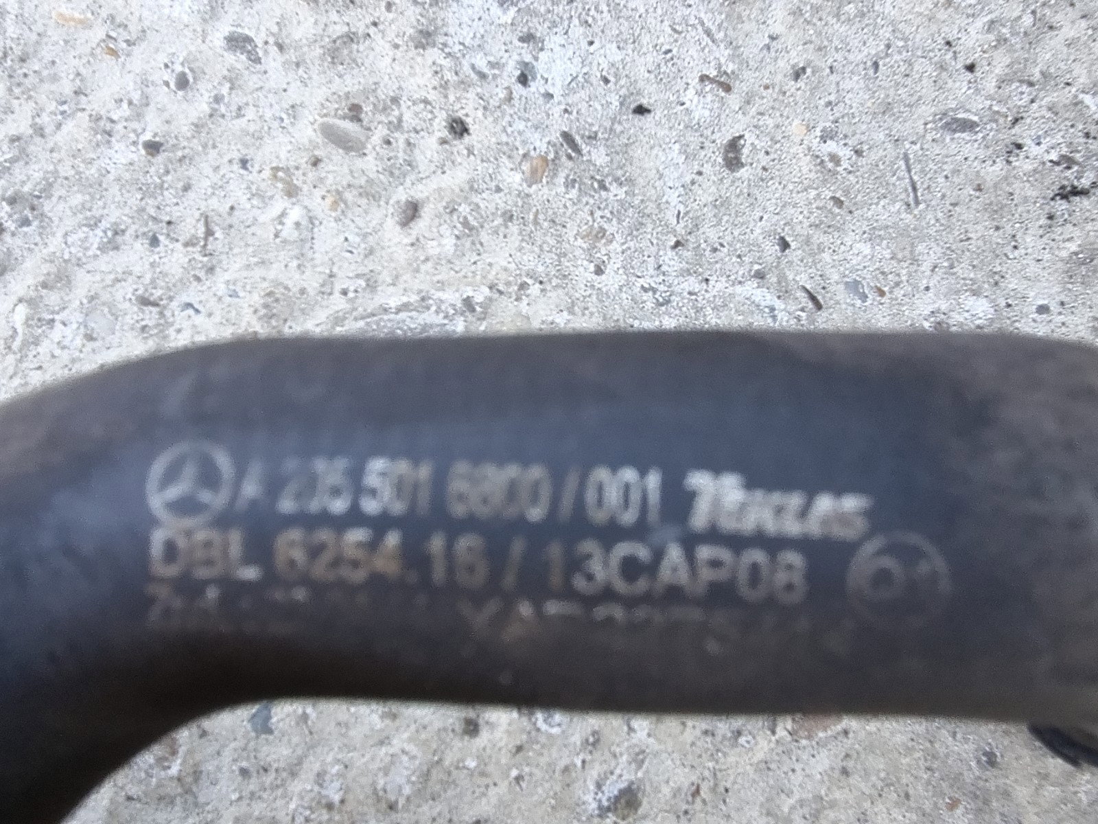 Furtun apa Mercedes Clasa C (W205) [Fabr 2014-prezent] A2055016800 2.0 Hibr 274920 210KW / 286CP - imagine 2