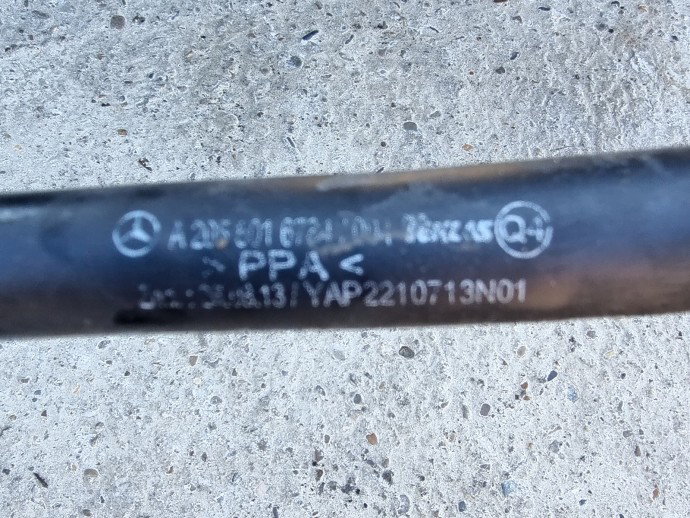 Furtun apa Mercedes Clasa C (W205) [Fabr 2014-prezent] A2055016784 2.0 Hibr 274920 210KW / 286CP