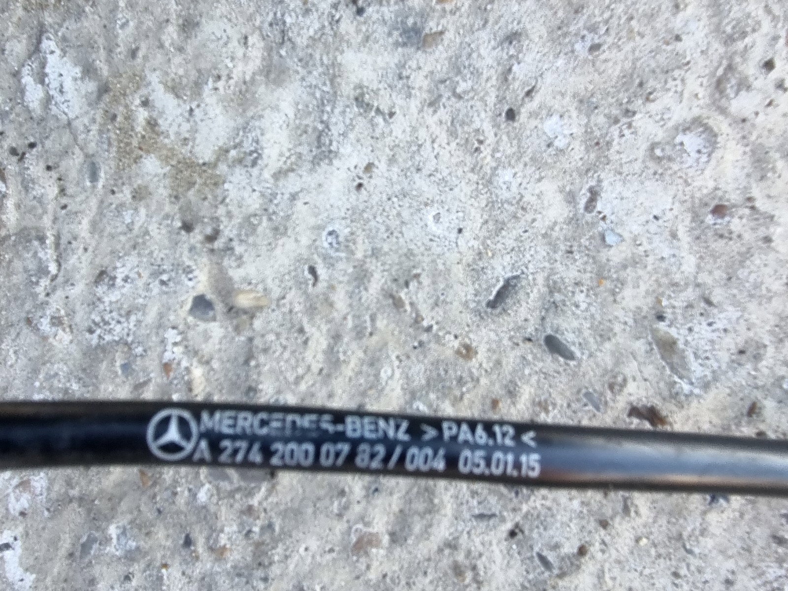 Furtun apa Mercedes Clasa C (W205) [Fabr 2014-prezent] A2742000782 2.0 Hibr 274920 210KW / 286CP - imagine 2