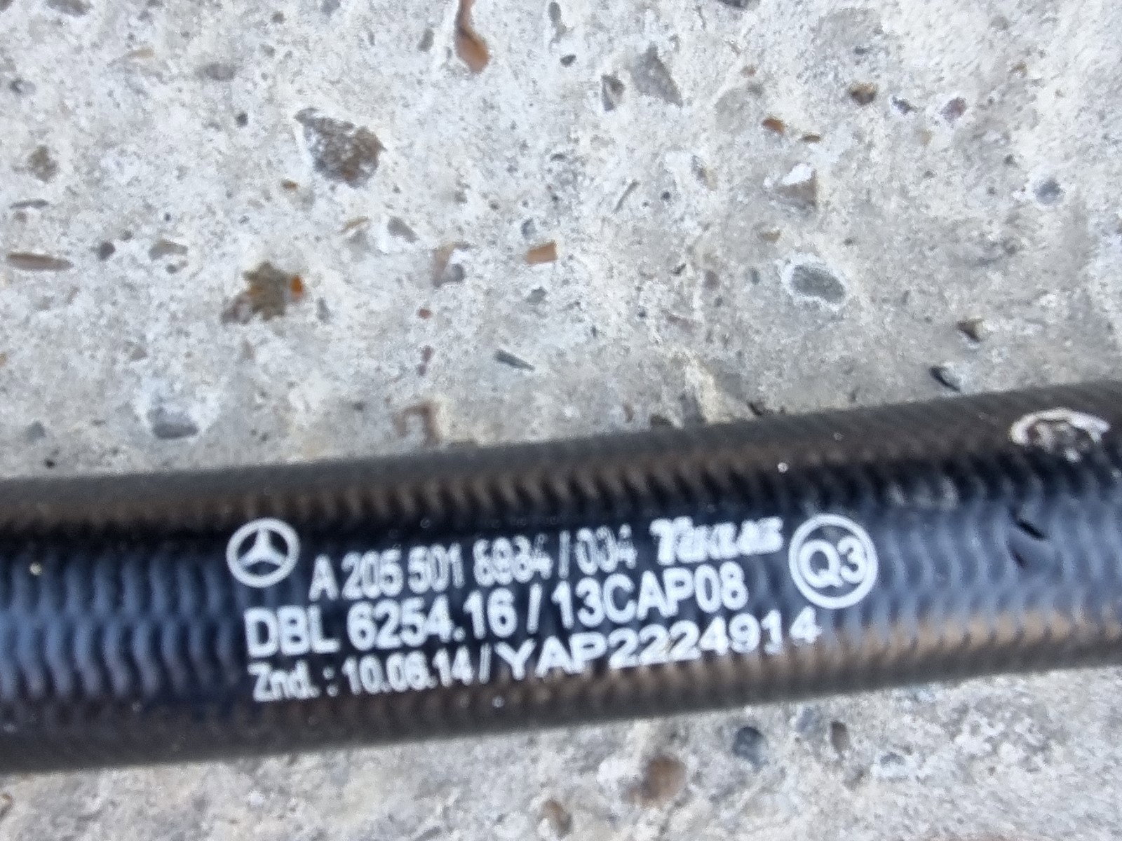 Furtun apa Mercedes Clasa C (W205) [Fabr 2014-prezent] A2055018984 2.0 Hibr 274920 210KW / 286CP - imagine 2