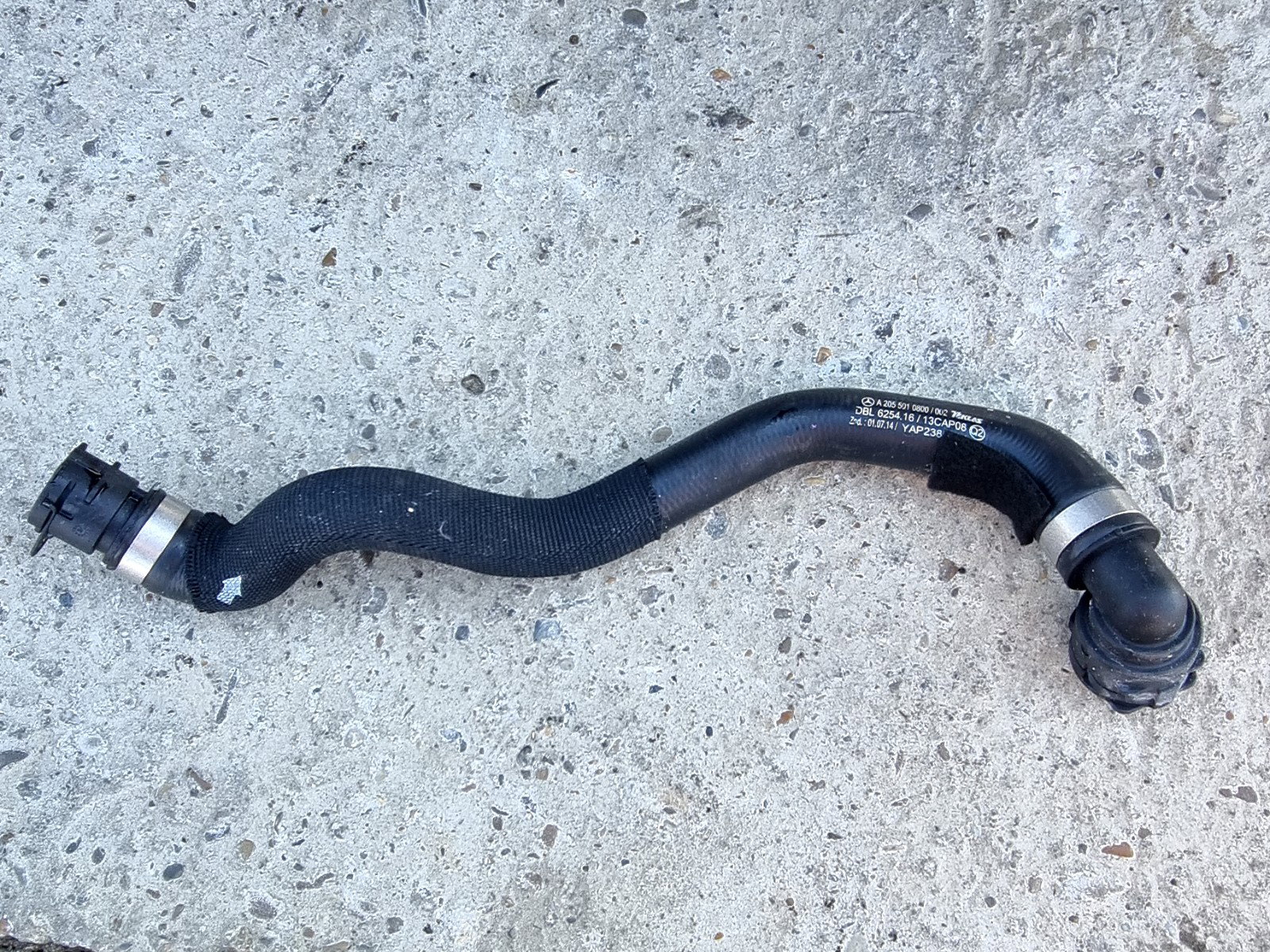 Furtun apa Mercedes Clasa C (W205) [Fabr 2014-prezent] A2055010800 2.0 Hibr 274920 210KW / 286CP - imagine 1