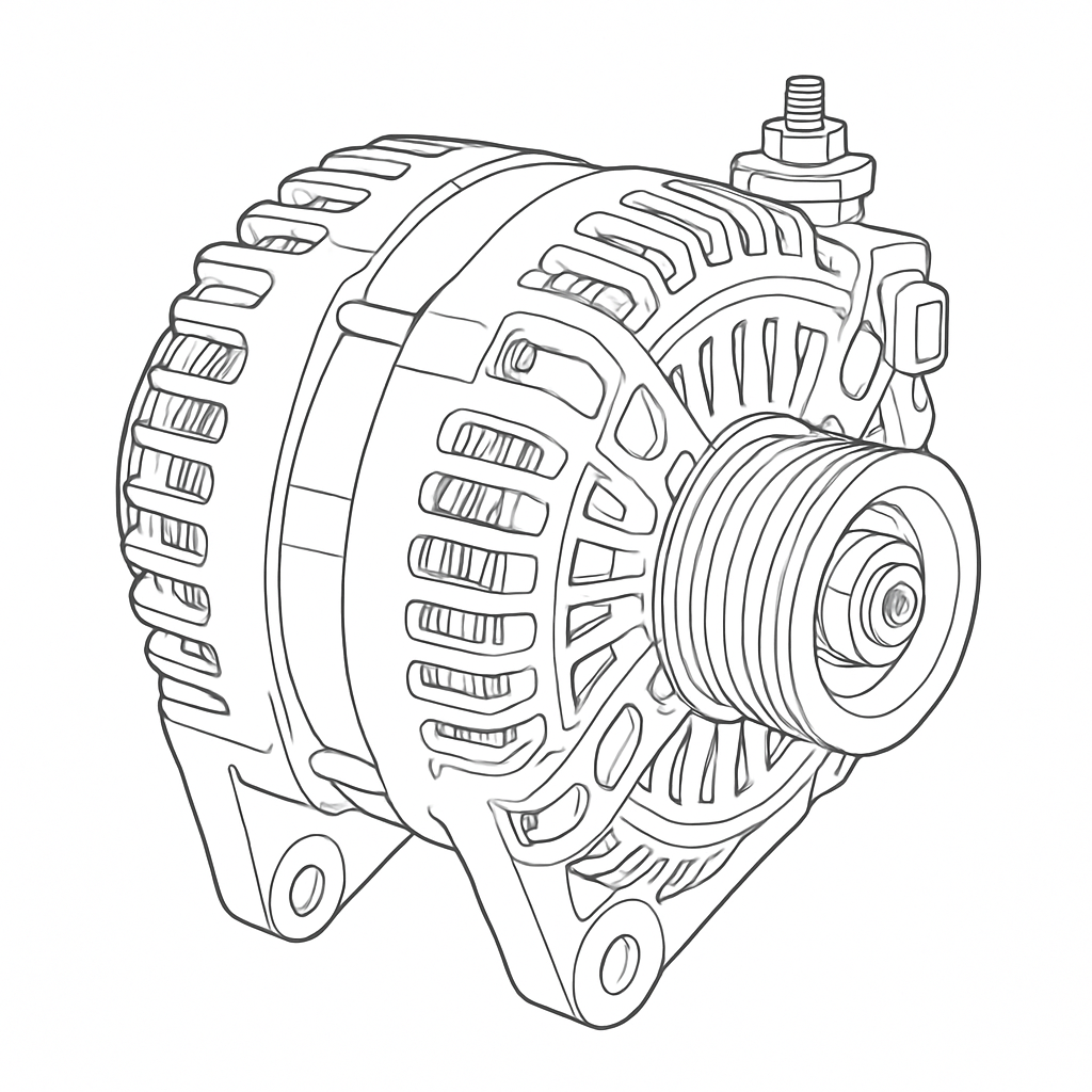 Alternator Skoda Fabia 1 Combi (6Y5) [Fabr 2000-2008] 038903018QX 1.9 SDI ASY 47KW / 64CP