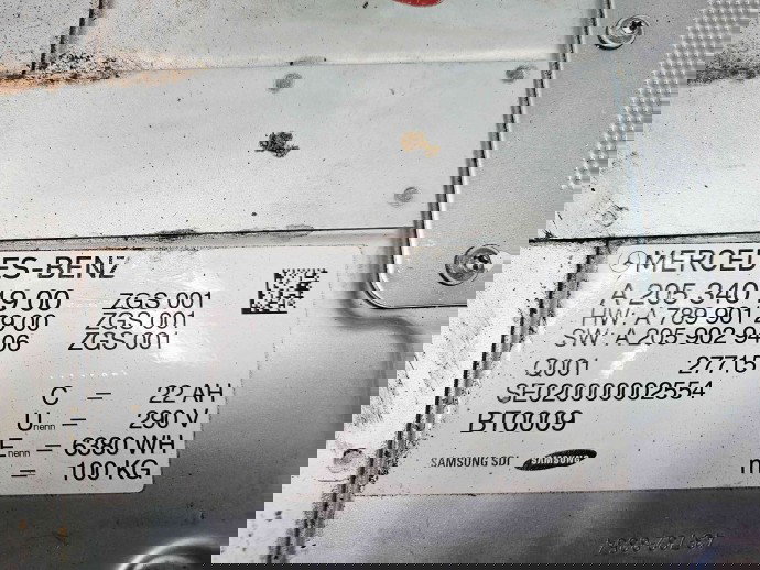  Baterie hibrid Mercedes Clasa C (W205) [Fabr 2014-prezent] A2053401900 