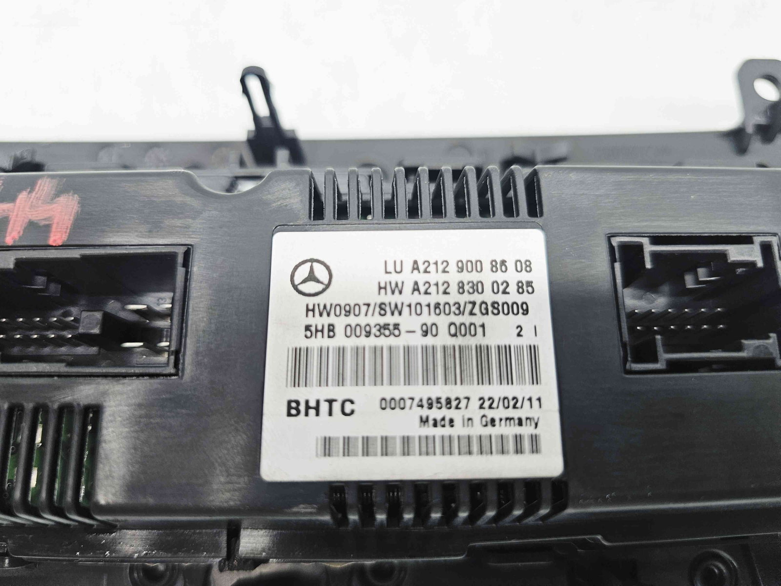 Panou comanda clima Mercedes Clasa E (W212) AMG [Fabr 2009-2016] A2129008608 - imagine 3