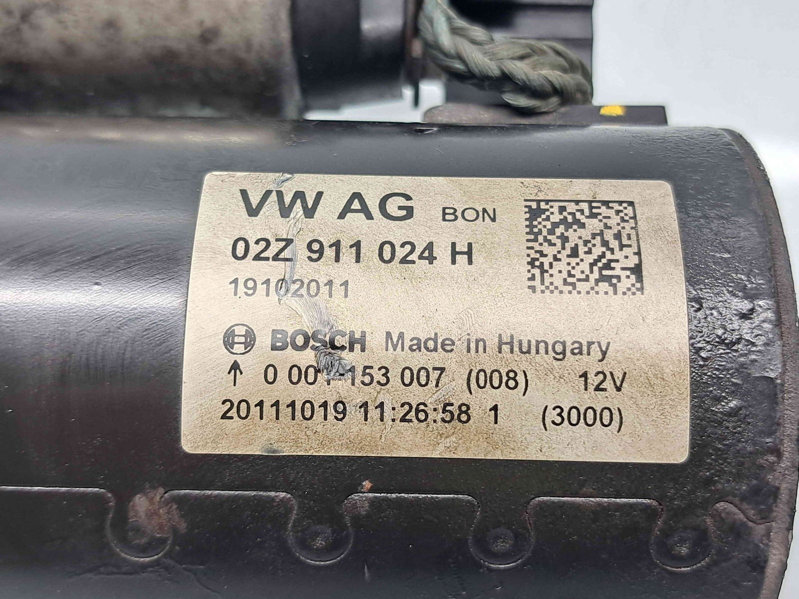 Electromotor 13 dinti Volkswagen Beetle (5C1) [Fabr 2011-prezent] 02Z911024H / 0001153007 1.6 TDI CAYC77KW / 105CP - imagine 3