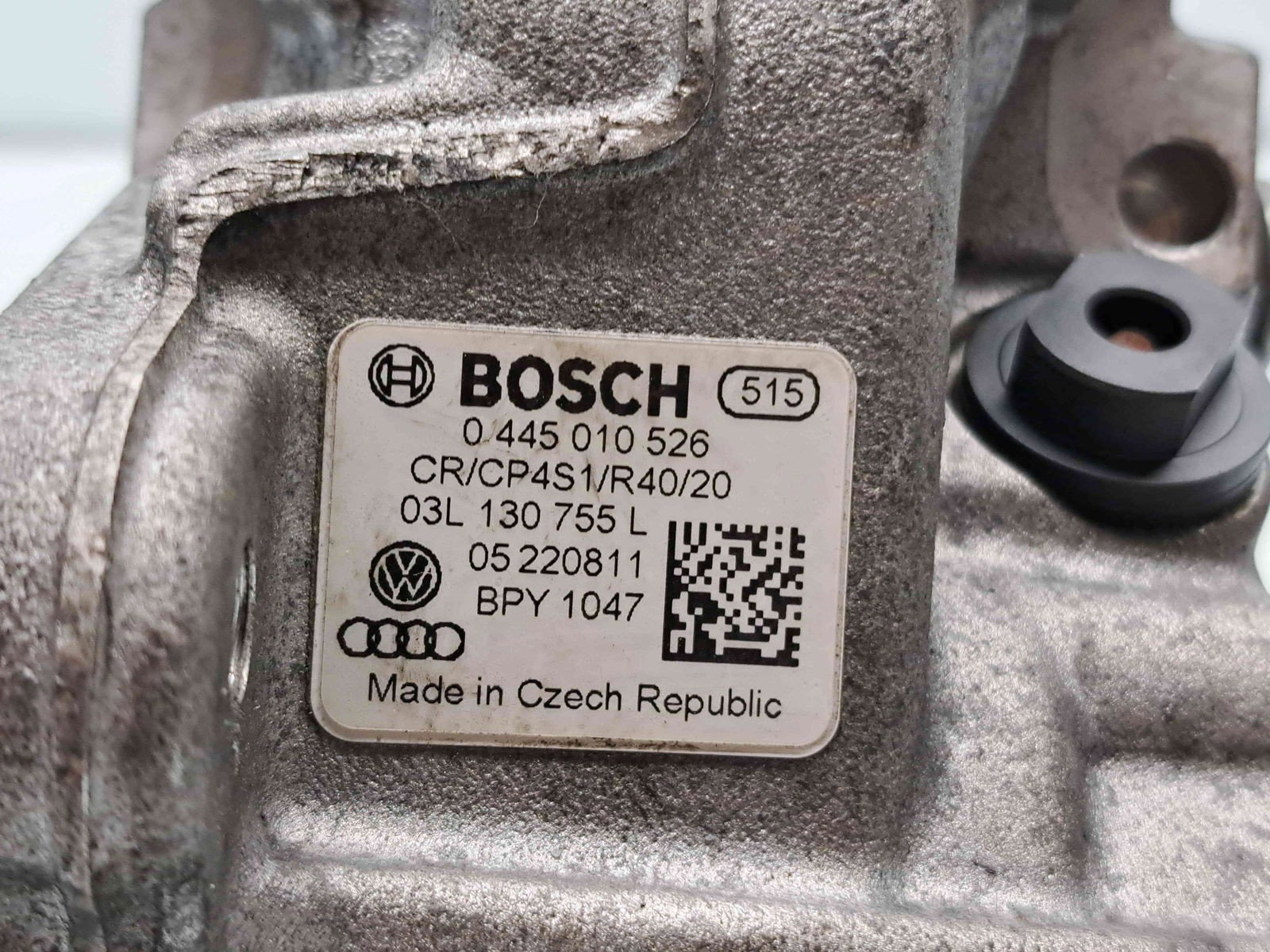Pompa inalta presiune Volkswagen Golf 6 (5K1) [Fabr 2009-2013] 03L130755L / 0445010526 2.0 TDI CFFB 103KW / 140CP - imagine 3