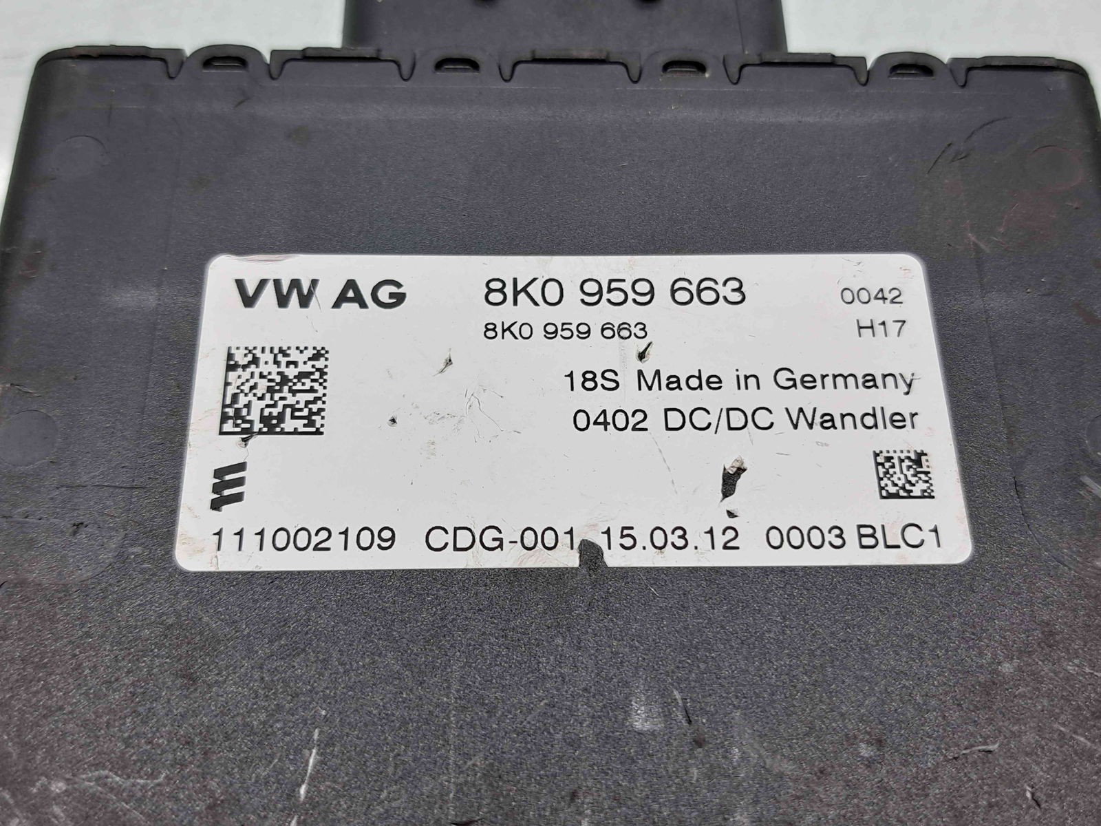 Modul stabilizator tensiune AUDI A5 (8T3) [Fabr 2007-2015] 8K0959663 - imagine 3