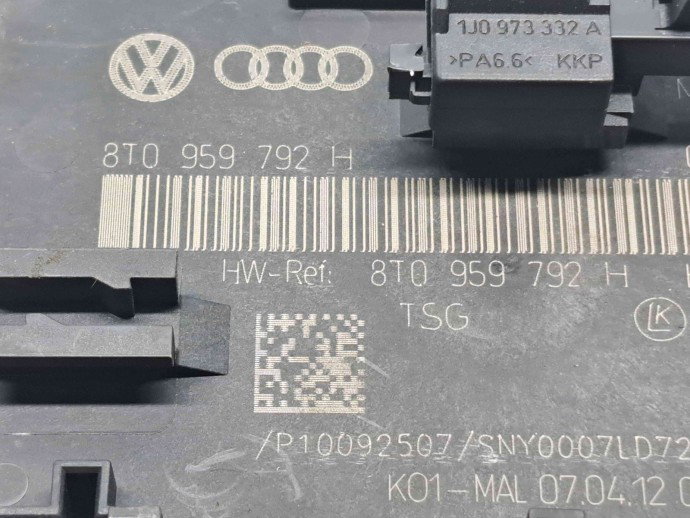  Modul confort AUDI A5 (8T3) [Fabr 2007-2015] 8T0959792H
