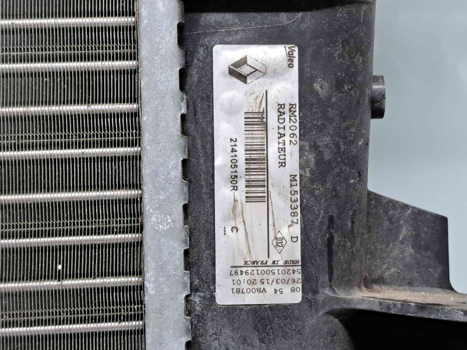 Radiator apa Renault Megane 3 [Fabr 2008-2015] 214105150R 1.5 DCI K9K837 81KW / 110CP - imagine 3