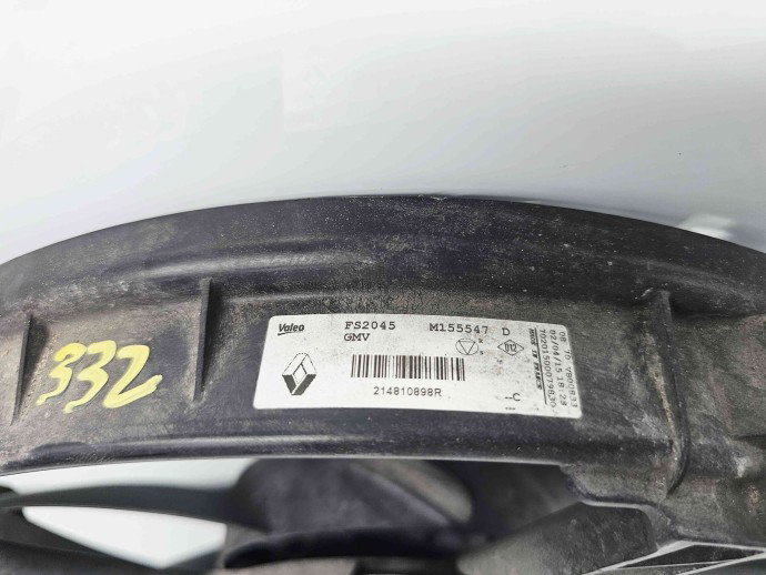 Electroventilator  Renault Megane 3 [Fabr 2008-2015] 214810898R 1.5 DCI K9K837 81KW / 110CP