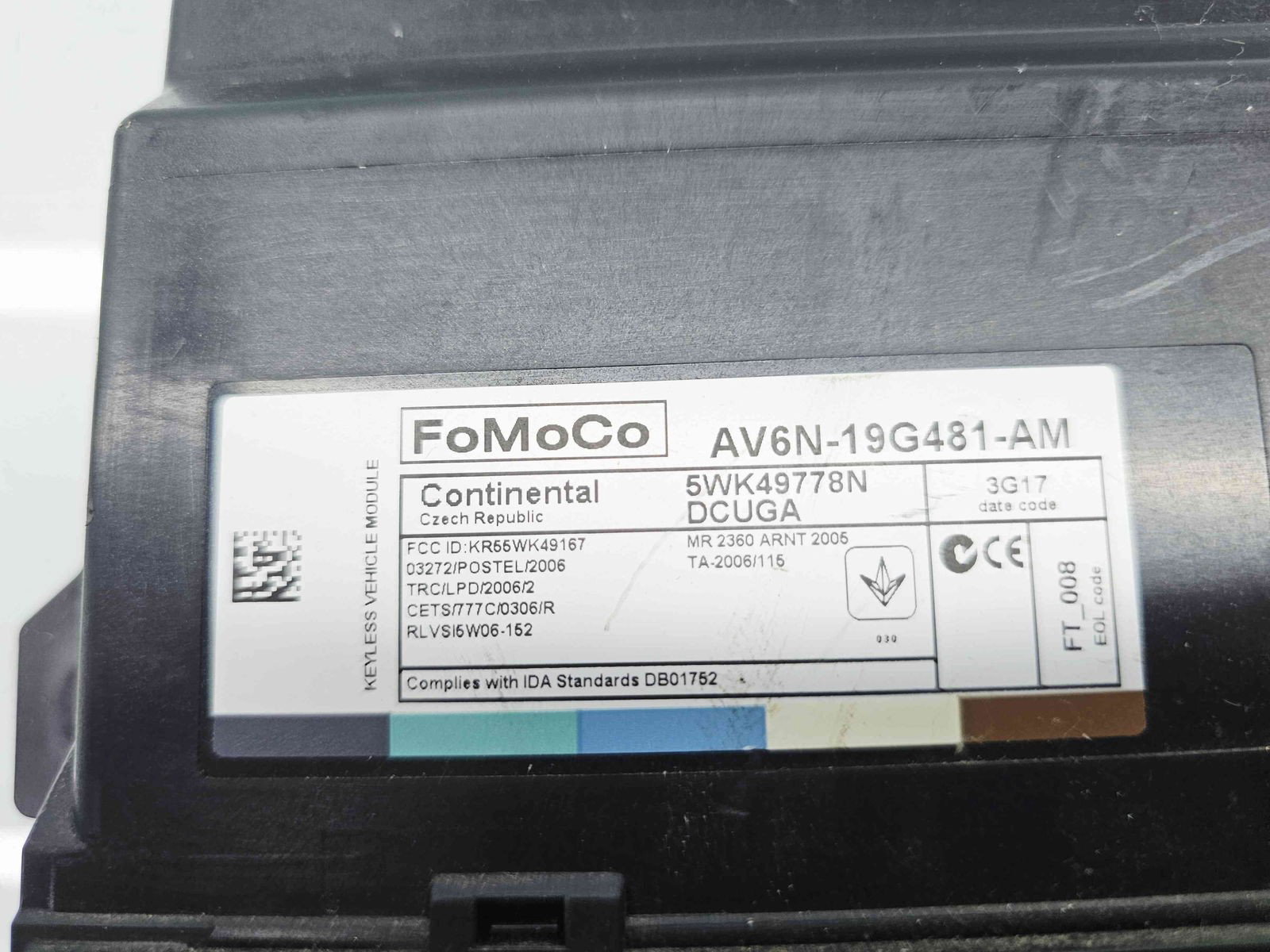 Modul confort Ford Focus 3 [Fabr 2010-2018] AV6N19G481-AM - imagine 2