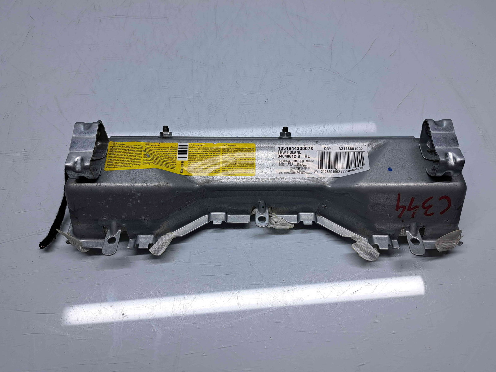 Airbag genunchi Mercedes Clasa E (W212) AMG [Fabr 2009-2016] 34048612B - imagine 3