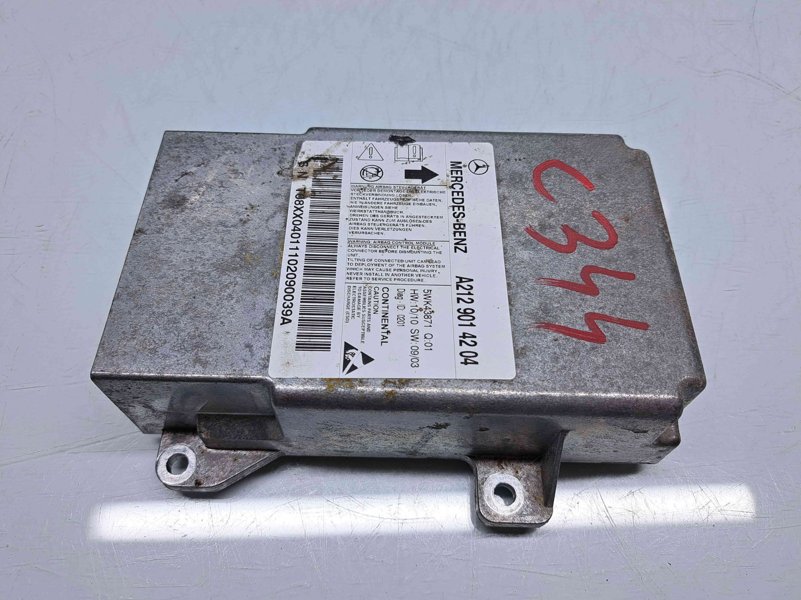 Calculator airbag Mercedes Clasa E (W212) AMG [Fabr 2009-2016] A2129014204 3.0 642852 170KW / 231CP - imagine 1