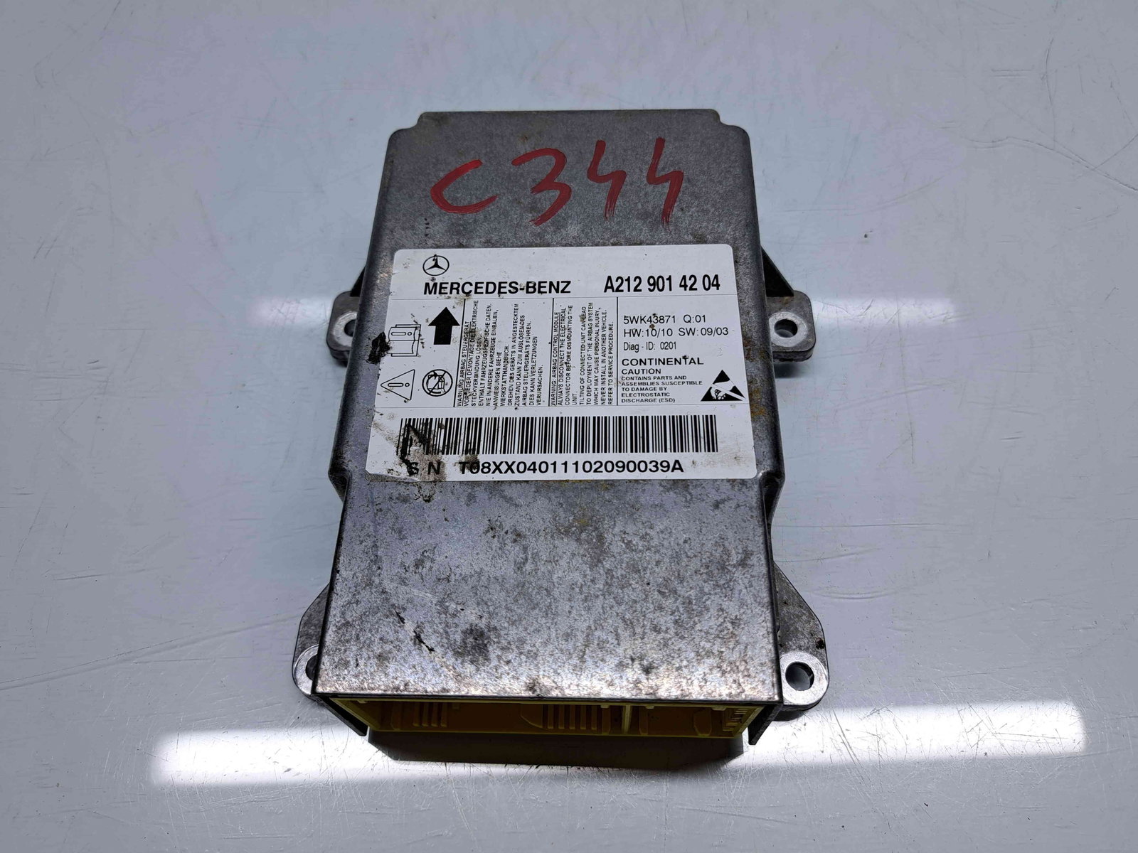 Calculator airbag Mercedes Clasa E (W212) AMG [Fabr 2009-2016] A2129014204 3.0 642852 170KW / 231CP - imagine 2