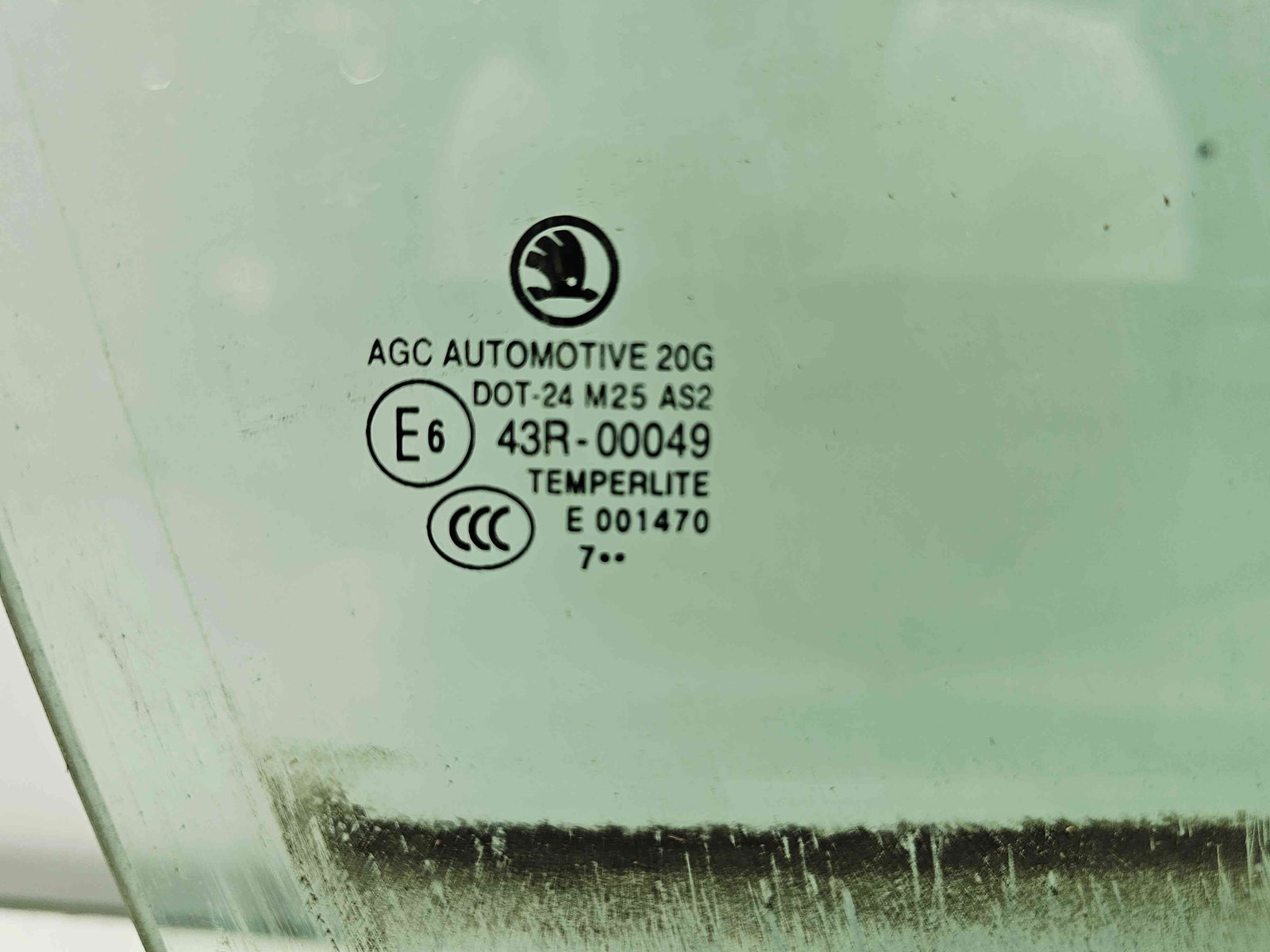 Geam usa dreapta fata Skoda Octavia 3 (5E3) Facelift [Fabr 2012-2020] OEM - imagine 2