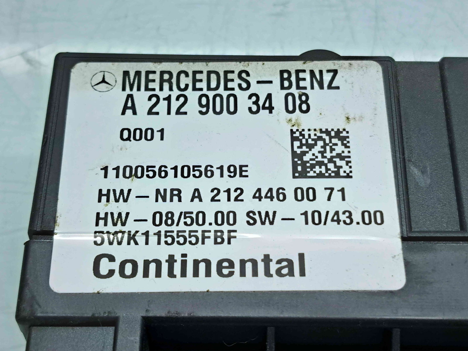 Modul confort Mercedes Clasa E (W212) AMG [Fabr 2009-2016] A2129003408 - imagine 2