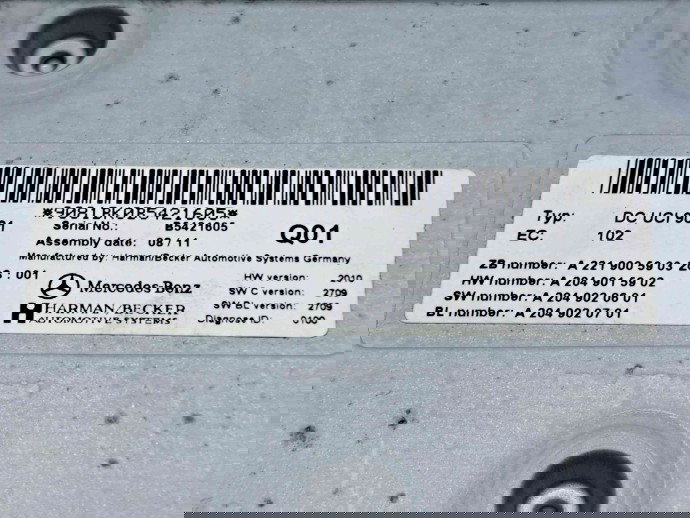  Unitate multimedia Mercedes Clasa E (W212) AMG [Fabr 2009-2016] A2219005903